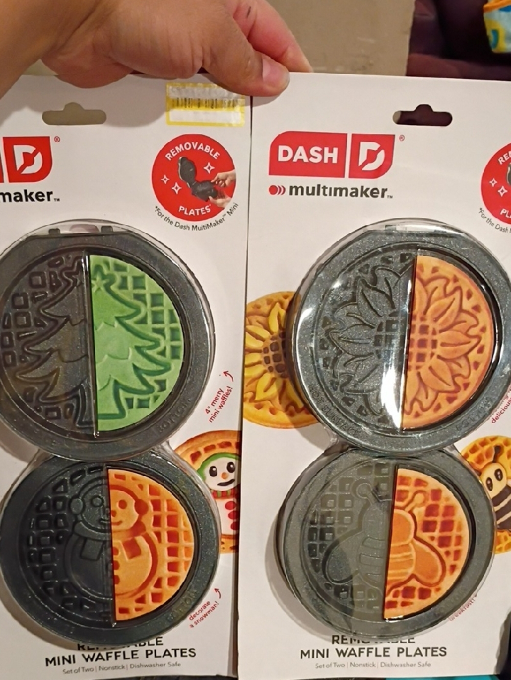 Dash Multimaker Removable Mini Waffle Plates – 2 Sets